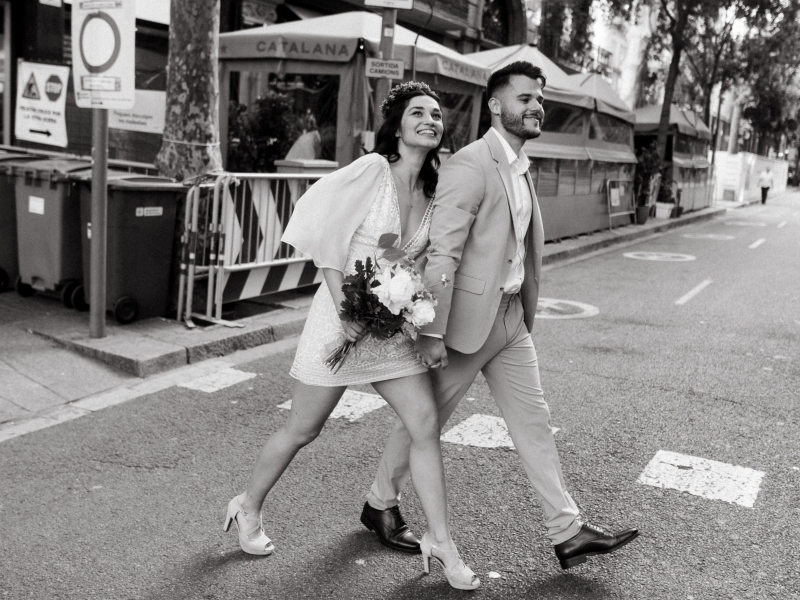 Núvies de ciutat - Romantic bride in Barcelona